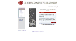 Desktop Screenshot of animallawintl.org